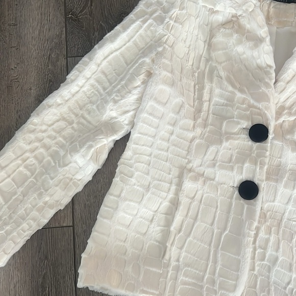 Picadilly Y2K vibes off white jacket size Medium oversized - Picture 3 of 5